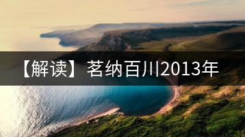 【解讀】茗納百川2013年三年陳（熟）