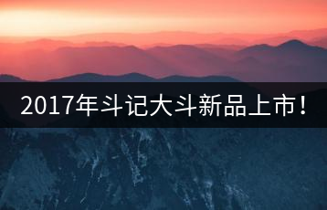 2017年斗記大斗新品上市！