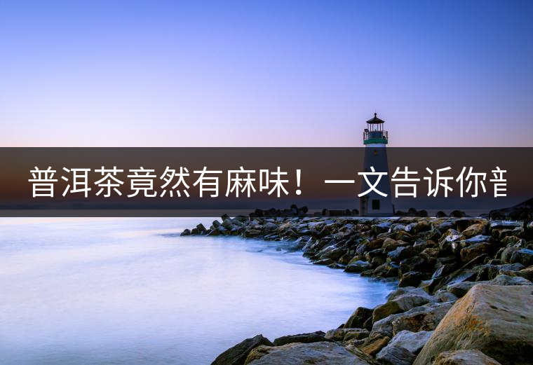 普洱茶竟然有麻味！一文告訴你普洱茶出現(xiàn)麻味的7個原因！