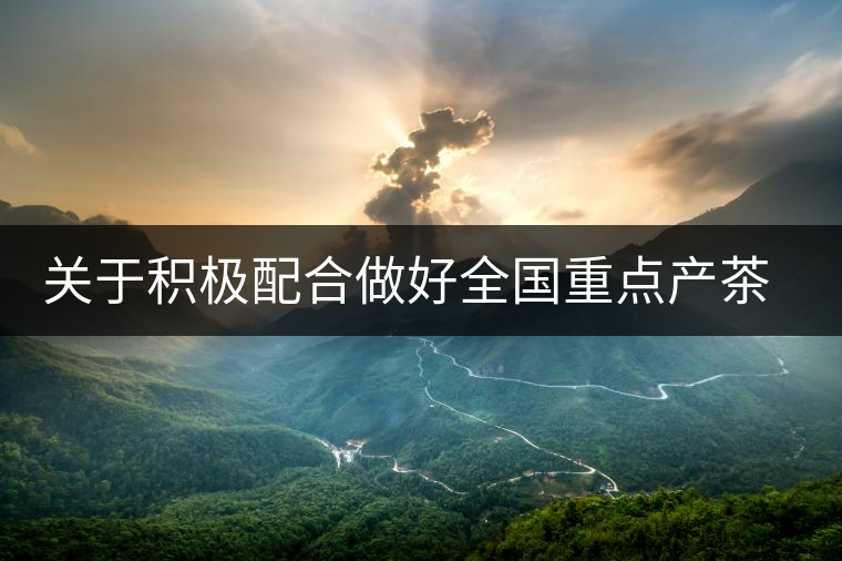 關于積極配合做好全國重點產(chǎn)茶縣、百強茶企和年度經(jīng)濟人物調(diào)查推選工作的通知