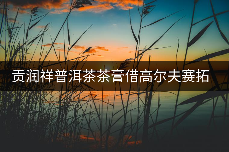 貢潤(rùn)祥普洱茶茶膏借高爾夫賽拓高端市場(chǎng)