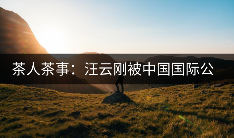 茶人茶事：汪云剛被中國(guó)國(guó)際公共關(guān)系聯(lián)合會(huì)聘為專(zhuān)家顧問(wèn)