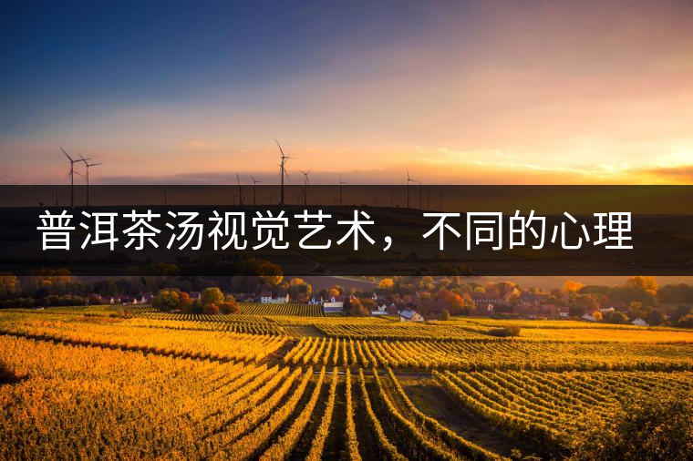 普洱茶湯視覺(jué)藝術(shù)，不同的心理享受