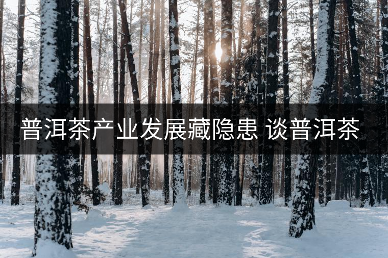 普洱茶產業(yè)發(fā)展藏隱患 談普洱茶產品的五大混亂