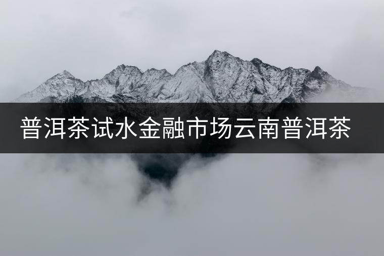 普洱茶試水金融市場云南普洱茶企在北京國際版權交易中心掛牌上市