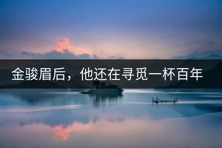 金駿眉后，他還在尋覓一杯百年前的茶……