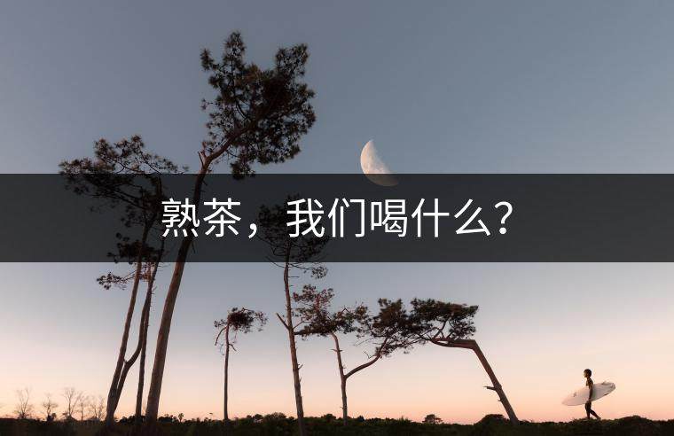 熟茶，我們喝什么？