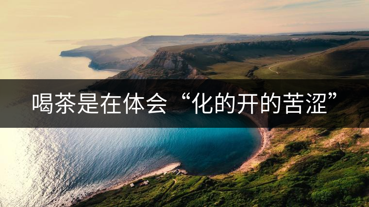 喝茶是在體會(huì)“化的開的苦澀” 喝茶是在體會(huì)“化的開的苦澀”