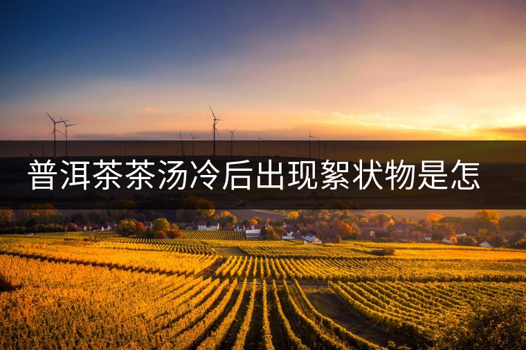 普洱茶茶湯冷后出現(xiàn)絮狀物是怎么回事? 普洱茶茶湯冷后出現(xiàn)絮狀物是怎么回事?