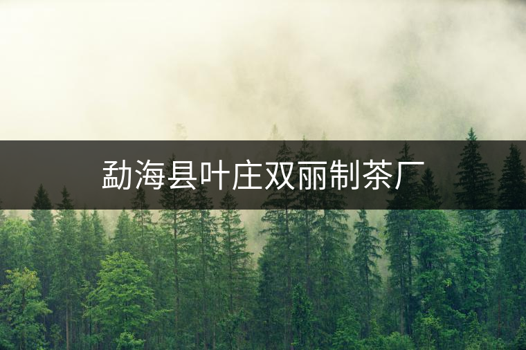 勐?？h葉莊雙麗制茶廠
