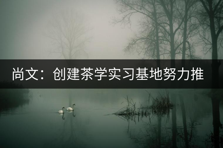 尚文：創(chuàng)建茶學實習基地努力推廣茶文化