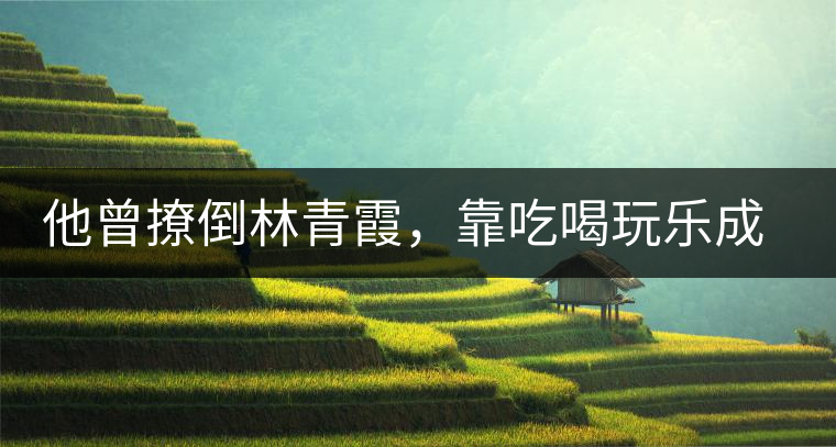 他曾撩倒林青霞，靠吃喝玩樂成為活得最明白的中國人