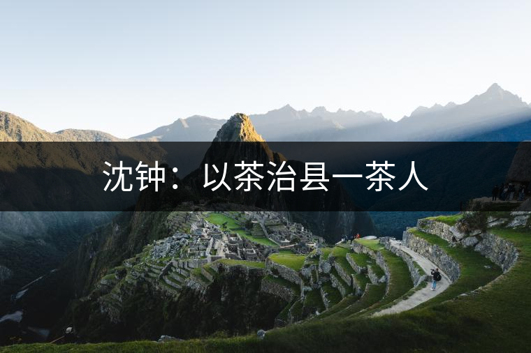 沈鐘:以茶治縣一茶人 沈鐘:以茶治縣一茶人