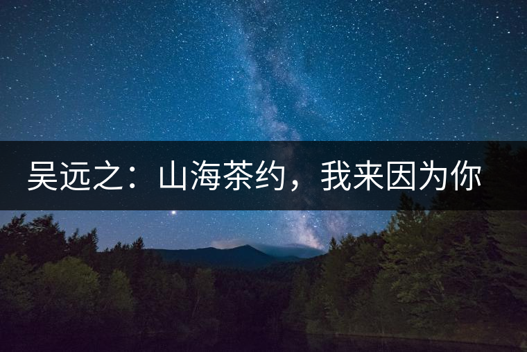 吳遠(yuǎn)之：山海茶約，我來因為你在