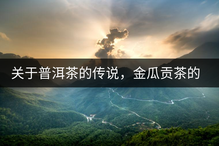 關(guān)于普洱茶的傳說，金瓜貢茶的來由