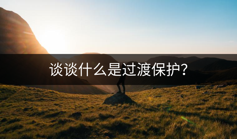 談?wù)勈裁词沁^(guò)渡保護(hù)？