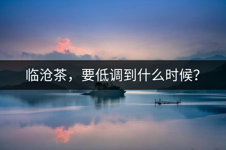 臨滄茶，要低調(diào)到什么時(shí)候？