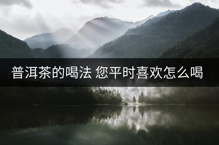 普洱茶的喝法 您平時喜歡怎么喝普洱茶？