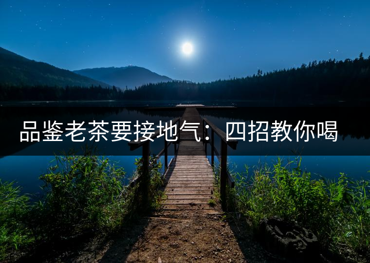 品鑒老茶要接地氣：四招教你喝懂普洱老茶