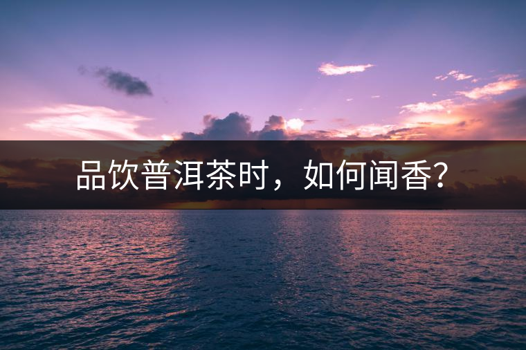 品飲普洱茶時，如何聞香？