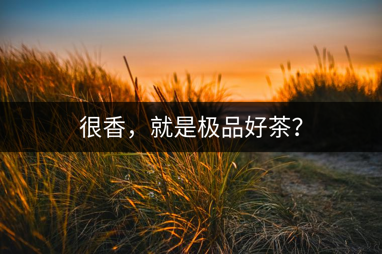 很香，就是極品好茶？