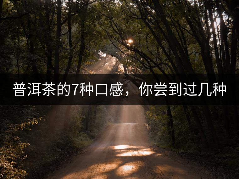 普洱茶的7種口感，你嘗到過幾種？
