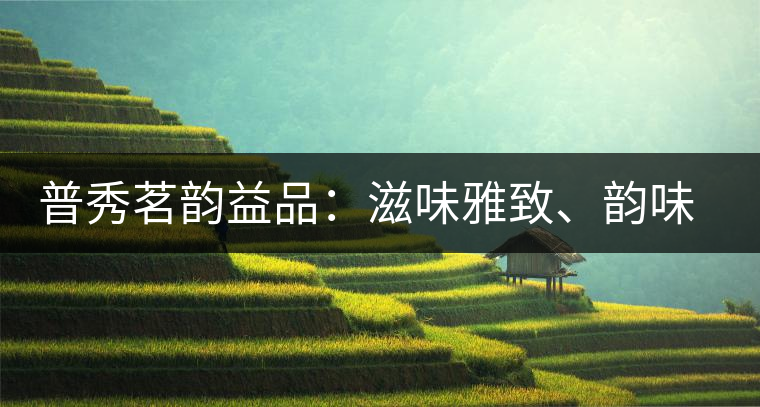 普秀茗韻益品：滋味雅致、韻味悠然