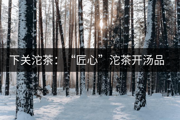 下關(guān)沱茶：“匠心”沱茶開(kāi)湯品鑒——世界再嘈雜，內(nèi)心總安靜