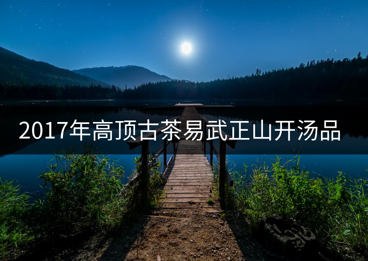 2017年高頂古茶易武正山開湯品飲