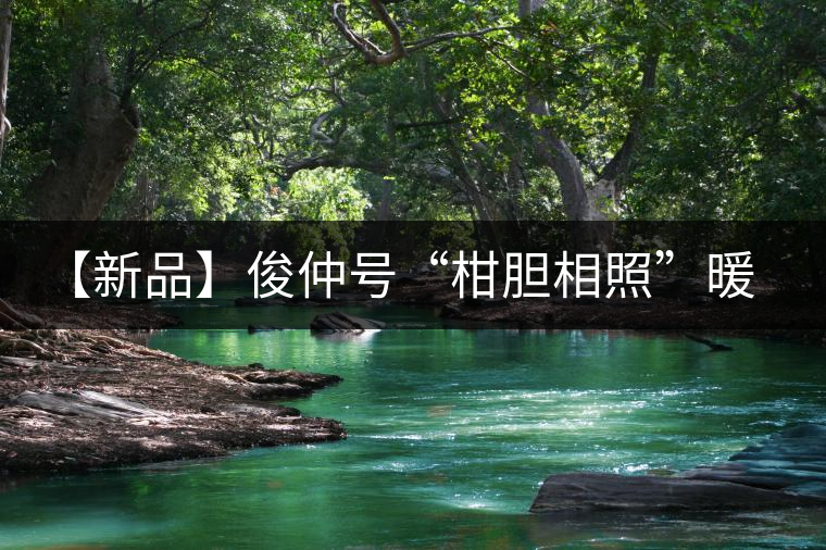 【新品】俊仲號“柑膽相照”暖心來襲！