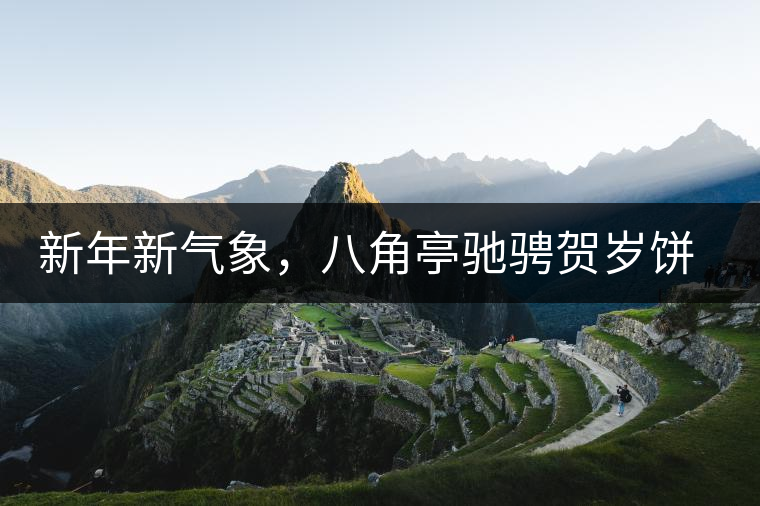 新年新氣象，八角亭馳騁賀歲餅即將上市