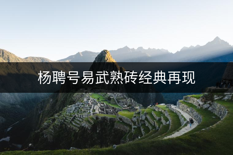 楊聘號易武熟磚經典再現