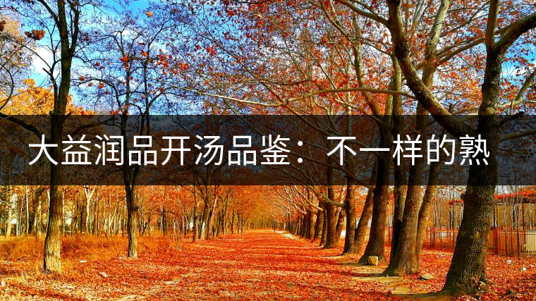 大益潤品開湯品鑒:不一樣的熟茶 大益潤品開湯品鑒:不一樣的熟茶