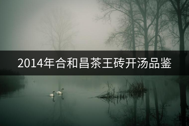 2014年合和昌茶王磚開(kāi)湯品鑒