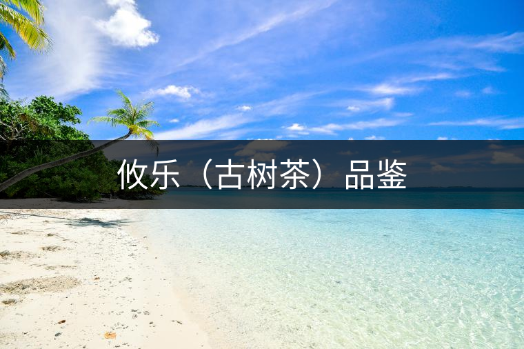 攸樂(lè)（古樹茶）品鑒