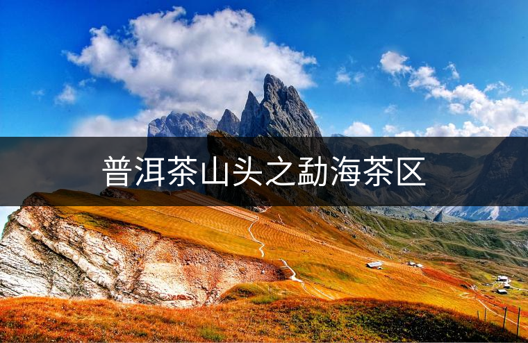 普洱茶山頭之勐海茶區(qū) 普洱茶山頭之勐海茶區(qū)