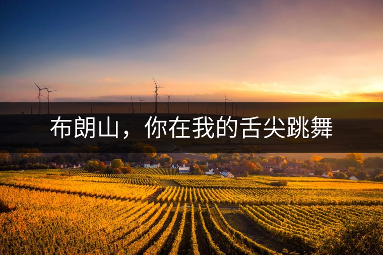 布朗山，你在我的舌尖跳舞