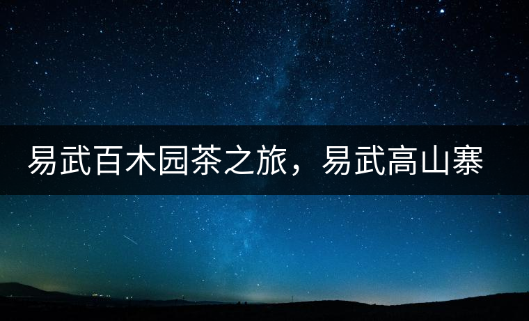 易武百木園茶之旅，易武高山寨古茶山