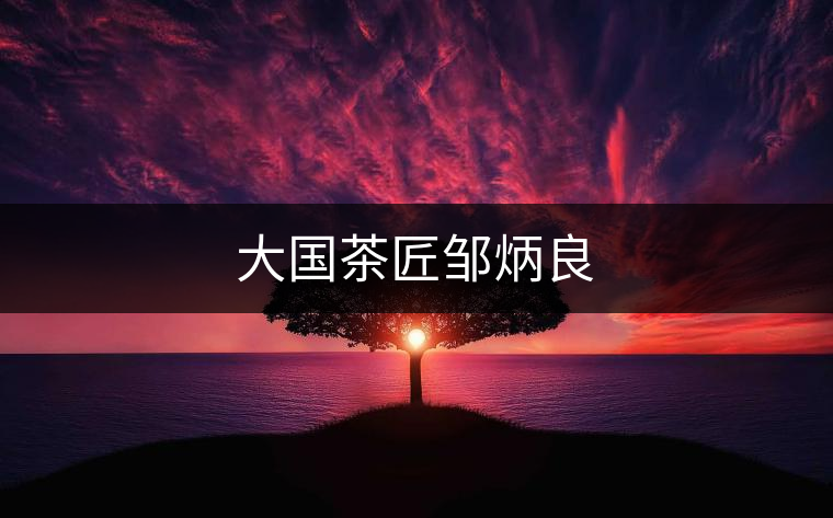 大國(guó)茶匠鄒炳良 大國(guó)茶匠鄒炳良