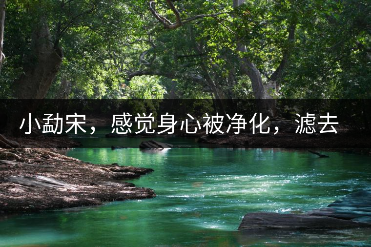 小勐宋，感覺身心被凈化，濾去塵世的浮躁