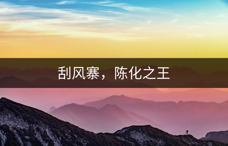 刮風寨，陳化之王