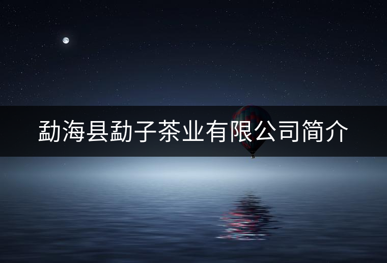 勐??h勐子茶業(yè)有限公司簡(jiǎn)介 勐海縣勐子茶業(yè)有限公司簡(jiǎn)介