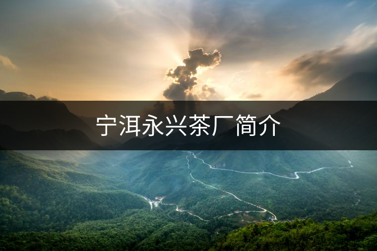 寧洱永興茶廠簡介 寧洱永興茶廠簡介