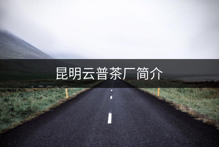 昆明云普茶廠簡介 昆明云普茶廠簡介