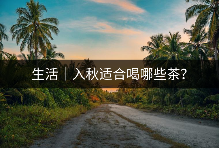 生活｜入秋適合喝哪些茶？