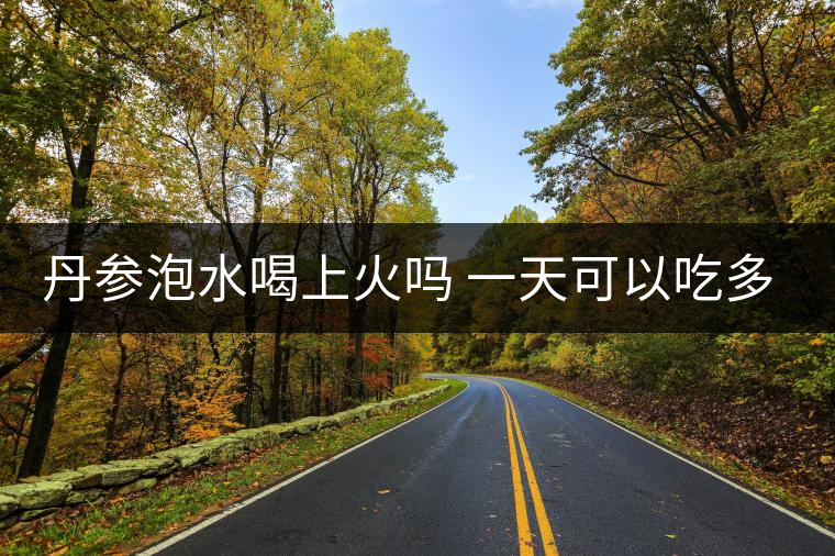 丹參泡水喝上火嗎 一天可以吃多少克？