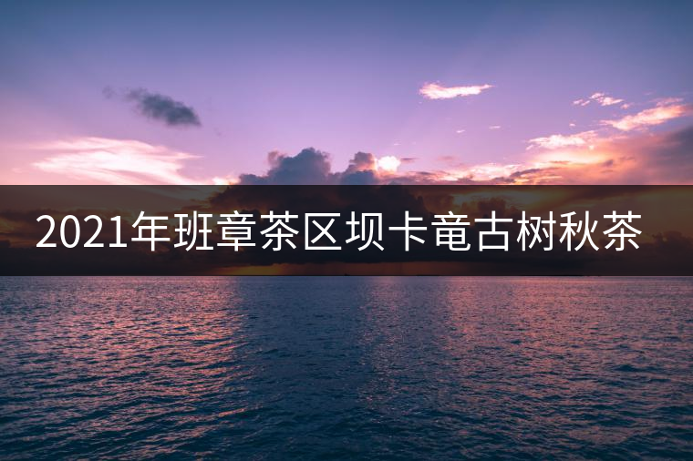 2021年班章茶區(qū)壩卡竜古樹秋茶多少錢一公斤? 2021年班章茶區(qū)壩卡竜古樹秋茶多少錢一公斤?