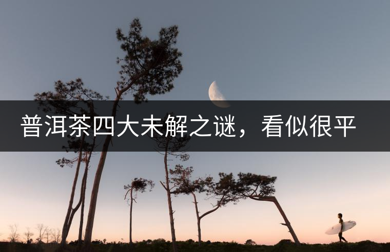 普洱茶四大未解之謎，看似很平常，實際很費解！