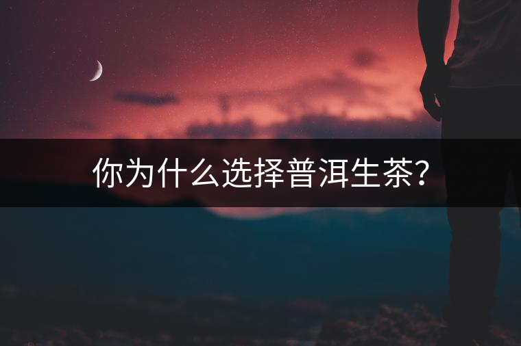 你為什么選擇普洱生茶？