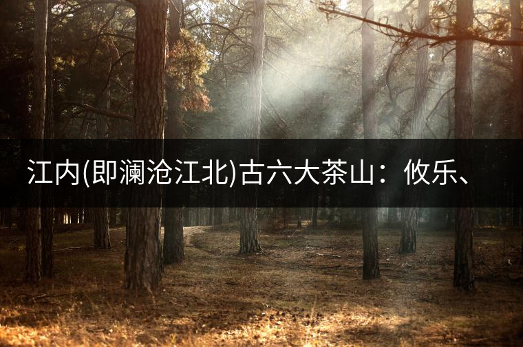 江內(nèi)(即瀾滄江北)古六大茶山：攸樂、革登、倚邦、莽枝、蠻磚、漫撒，即現(xiàn)在凡是說的”易武茶產(chǎn)地”；